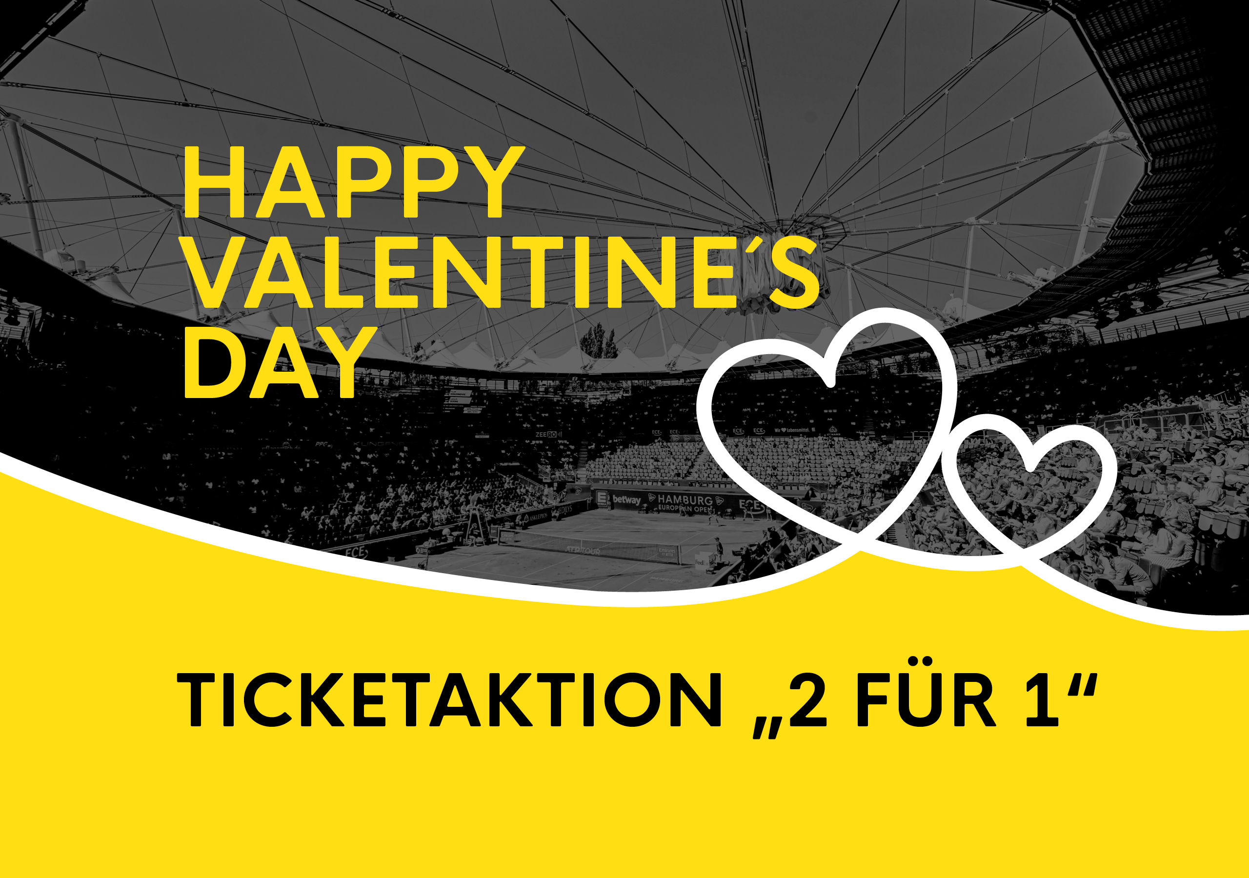 Valentine’s Day Offer “21“ ticket special for the Hamburg European